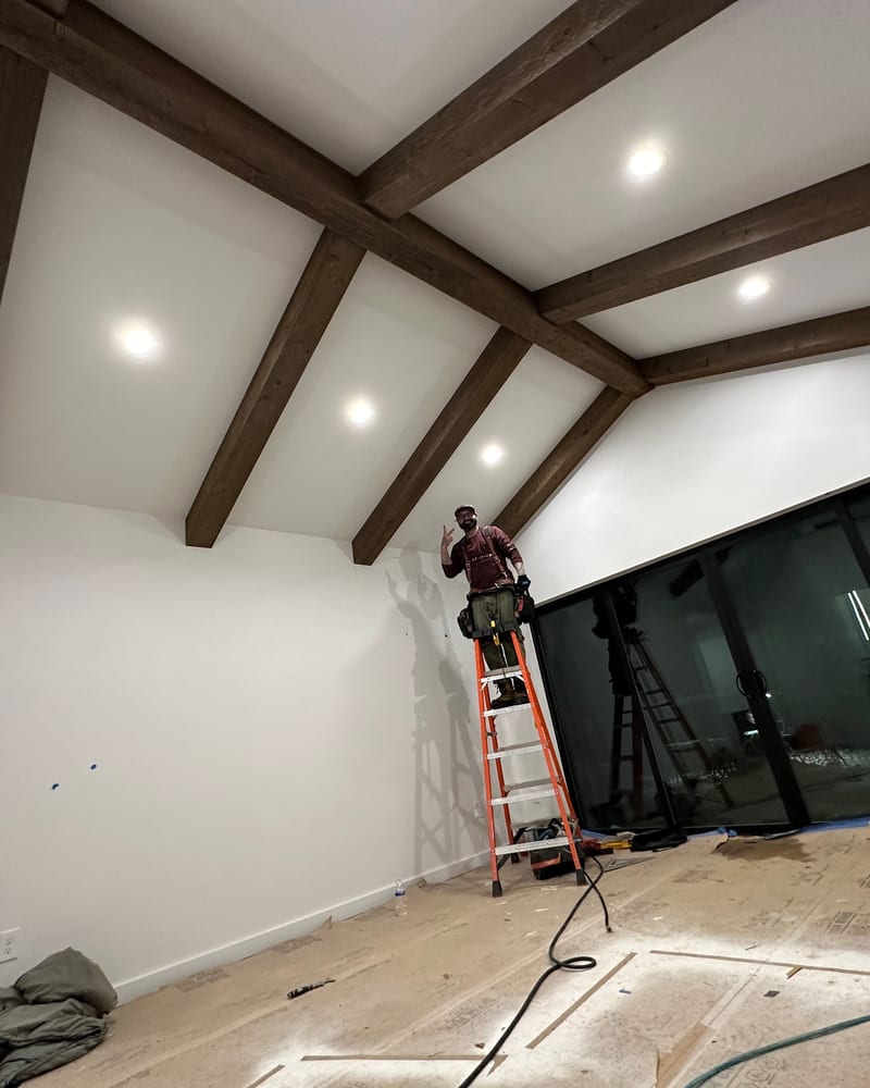 Craftsman working on home renovation